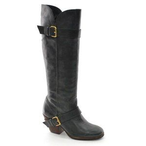 Matiko Autumn Buckle Harness Riding Knee Boots 6 M New